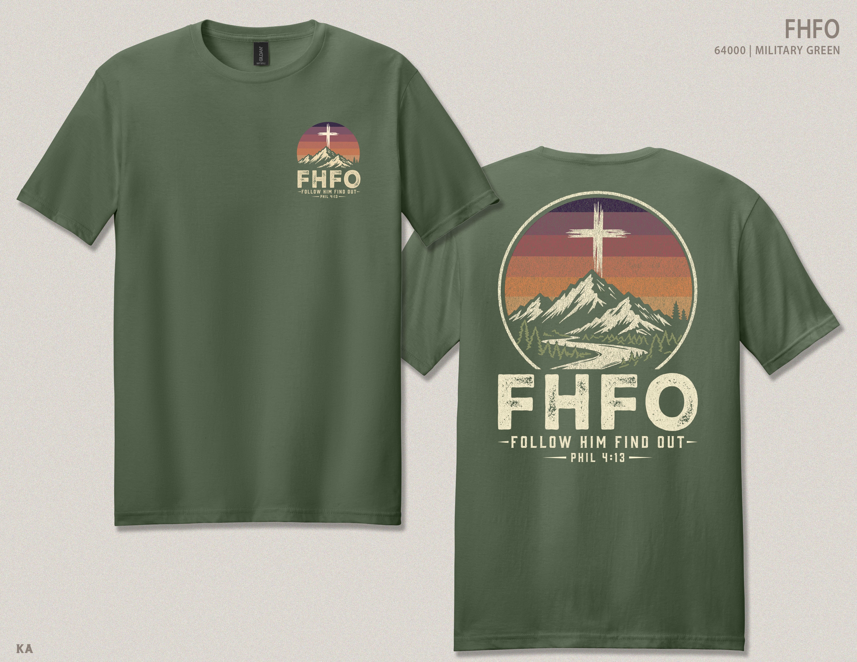 Military Green Tee